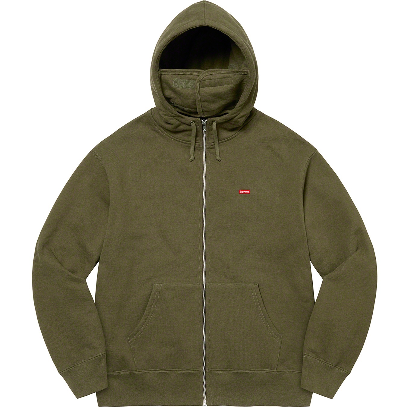 Small Box Facemask Zip Up Hooded Sweatshirt view 7
